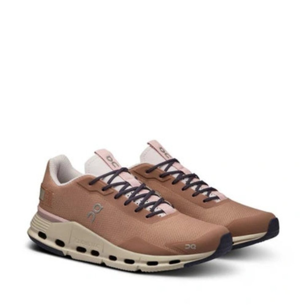 On Cloud nova Form Sneaker Women 8.5M ROSE BROWN/ ORCHID Pink Purple